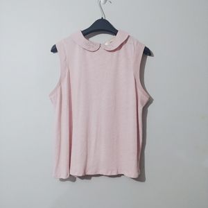 Lauren Conrad Pink Sheer Top